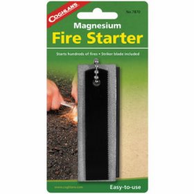 4PK Magnesium Fire Starter Uses Magnesium A Flame Source Of 5400 Degrees F