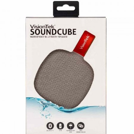 -, Cube, Gray, Sound, Speaker, Wireless