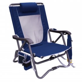 GCI Outdoor Bi-Fold Slim Event Chair, Royal Blue, Adult Chair