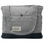 Coleman Backroads 24 Can Insulated Soft Sided Cooler Tote Bag, Gray