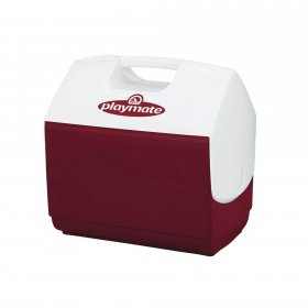 2PC Igloo Igloo 00043362 Personal Size Playmate Ice Chest 16 Qt, Red/White
