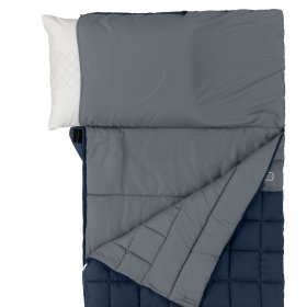 Ozark Trail 40F Weighted Sleeping Bag Navy & Gray (95 in. x 34 in.)