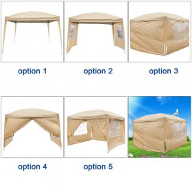 Ktaxon 10'x10' Uv protection Pop Up Tent Folding Gazebo Canopy W/4 Carry Bag
