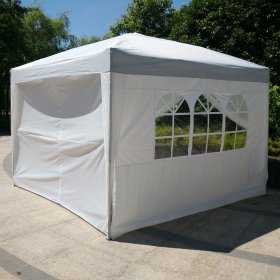 Ktaxon EZ POP-UP Party Wedding Tent Folding Gazebo Beach Canopy W/Carry Bag 10'x10'