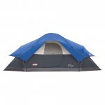 Coleman Red Canyon 8 Person 17 x 10 Foot Outdoor Family Camping Tent, Blue