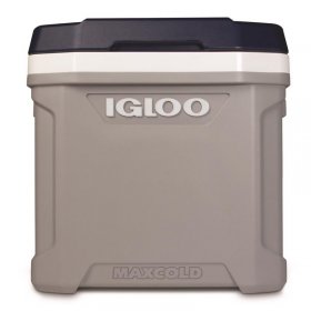 8034638 MAXCOLD COOLER GRY 60QRT Igloo MaxCold Gray 60 qt Cooler