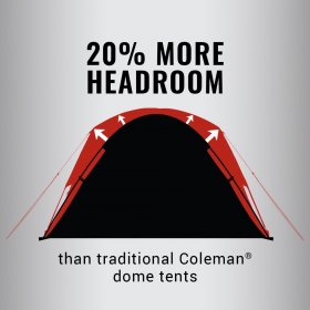 Coleman Skydome XL 8-Person Camp Tent with LED Lighting
