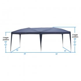 Ktaxon 10'x20' Pop Up Gazebo Canopy Wedding Party Tent-Blue
