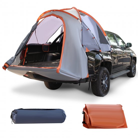 Costway 5\' -5.2\' Compact Short Bed Truck Tent Portable Pickup Carry Bag Outdoor Travel