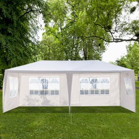 Ktaxon Wedding Party Tent Canopy Tent for Party Bbq 10x20ft 4 Sides White