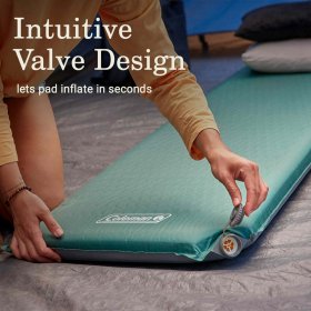 Coleman Silver Springs Self-Inflating 72 x 20 x 3 inch Sleeping Pad , Blue Spruce