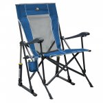 GCI Outdoor Roadtrip Rocker, Blue, Adult Chair