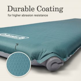 Coleman Silver Springs Self-Inflating 72 x 20 x 3 inch Sleeping Pad , Blue Spruce
