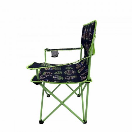 Ozark Trail Camping Chair, Neon Green and Blue
