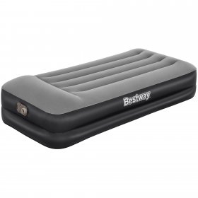 Bestway: Tritech Twin 18" Air Mattress Built-in AC Pump, Auto Inflation & Deflation, Firm Comfort Level, Antimicrobial, Weight Capacity 330 lbs.