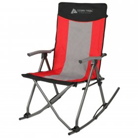 Ozark Trail Camping Rocking Chair, Red