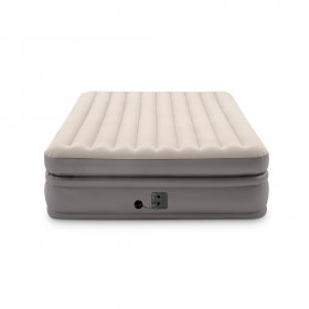 Intex -Queen Comfort Elevated Fiber-Tech Airbed