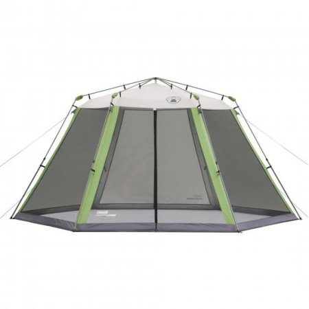 Coleman Screen House Canopy Sun Shelter Tent with Instant Setup, 1 Room, Green