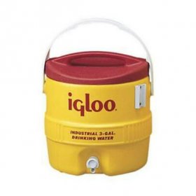 Igloo 431 Beverage Water Cooler, 3 Gallon, Yellow