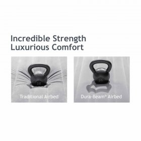 Intex 18" Dura-beam Standard Raised Pillow Rest Air Mattress Queen (Pump Not Included)