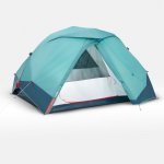 Decathlon Quechua MH100, 3 Person Dome Camping Tent, Waterproof, Gray