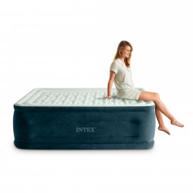 Intex 24" Dream Lux Pillow Top Dura-Beam Airbed Mattress with Internal Pump Full