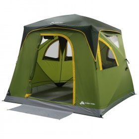 Ozark Trail 4-Person Instant Tent Pop up Hub Tent, Green