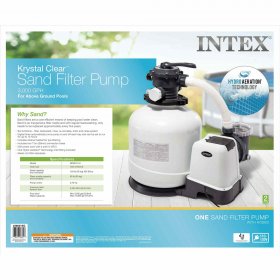 Intex 3000 Gph Sand Filter Pump W/GFCI (110-120 Volt)