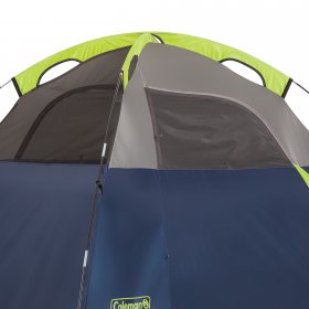 Coleman 4-Person Cabin Tent with Enclosed Screen Porch, Evergreen
