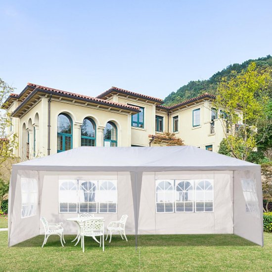 Ktaxon 10\'x 20\' Third Generation Gazebo Canopy Outdoor Party Wedding Tent 4 Sidewalls