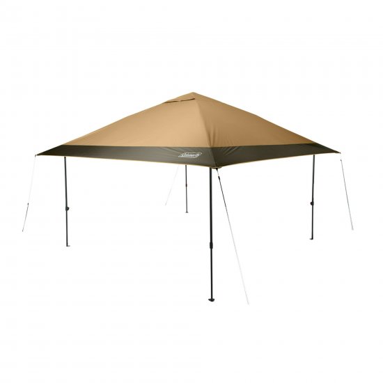 Coleman Oasis 13\' x 13\' x 9.7\' Brown Straight Leg Pop-up Outdoor Canopy Sun Shelter Tent