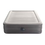 Intex TruAire Luxury Queen Air Mattress Airbed with Lumbar Support and Pump