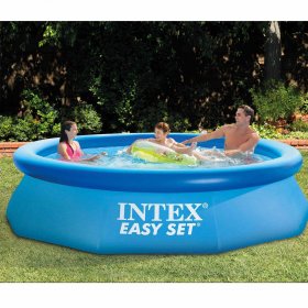 Intex 10 x 30'" Above Ground Inflatable Pool and Cartridge Filter Pump System