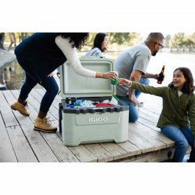 Igloo Overland 52 Qt Ice Chest Cooler, Slate Stone