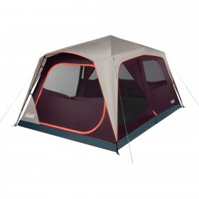 Coleman Skylodge 10-Person Instant Camping Tent, Blackberry