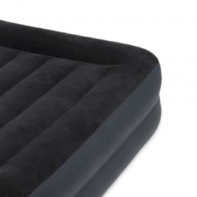 Intex 16.5" Dura Beam Pillow Rest Air Mattress with Built In Pump
