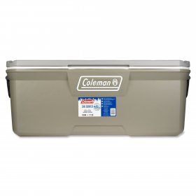 Coleman 316 Series 150QT Hard Chest Wheeled Cooler, Silver Ash