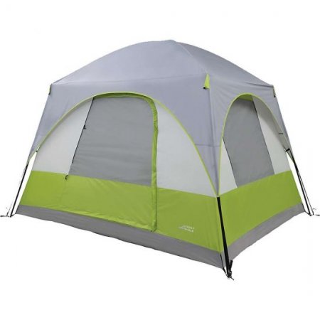 Decathlon - Quechua Arpenaz Fresh & Black, Camping Tent with Poles, 4 Person 2 Room