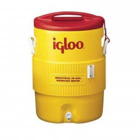 Igloo Industrial Red/Yellow 10 gal Water Cooler