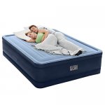 Intex Premaire Series Robust Comfort Airbed with Built-In Electric Pump, Bed Height 20", Queen Exclusive