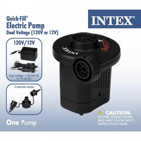 Intex Recreation Corp Quick-Fill AC/DC Electric Air Pump