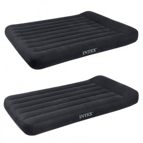 Intex Classic Queen and Twin 10" Thick Airbed Mattresses with Built-in Pumps