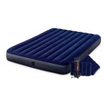 Intex Double Inflatable Mattress + 2 Pillows + Pump / Camping Set