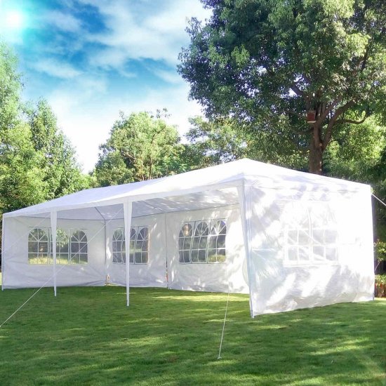 Ktaxon New 10\'x30\' Party Wedding Outdoor Patio Tent Canopy Heavy duty Gazebo Pavilion w/Side Walls