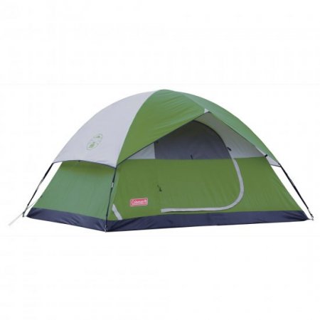 Coleman? 6-Person Sundome? Dome Camping Tent, 1 Room, Green