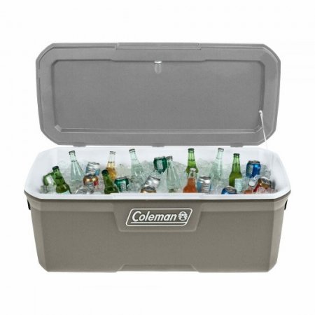 Coleman 316 Series 150QT Hard Chest Wheeled Cooler, Silver Ash