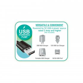 Intex 10" Durabeam Prestige Air Mattress Bed with Internal Fastfill USB Powered Pump Queen