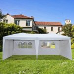 Ktaxon 10'X20' Pop up Wedding Party Tent Foldable Gazebo Canopy White