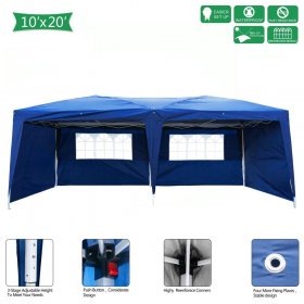 Ktaxon 10x20' Pop Up Canopy Wedding Party Tent Outdoor Folding Patio Gazebo Shade