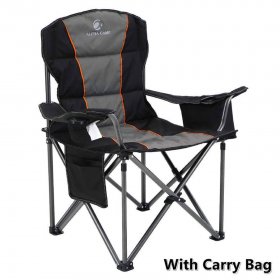 Heavy Duty Folding Camping Chair with Cup Holder Oversize Portable